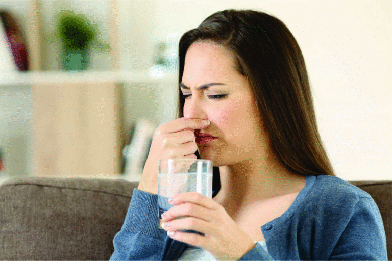 smelly water