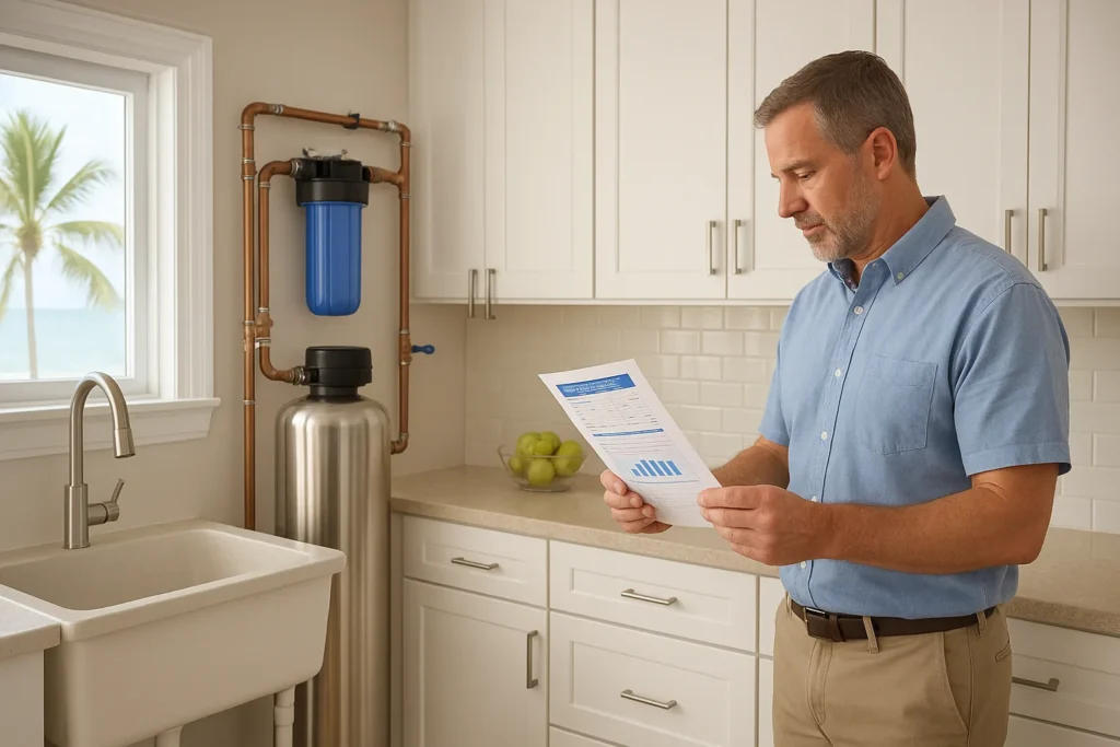 professional water test