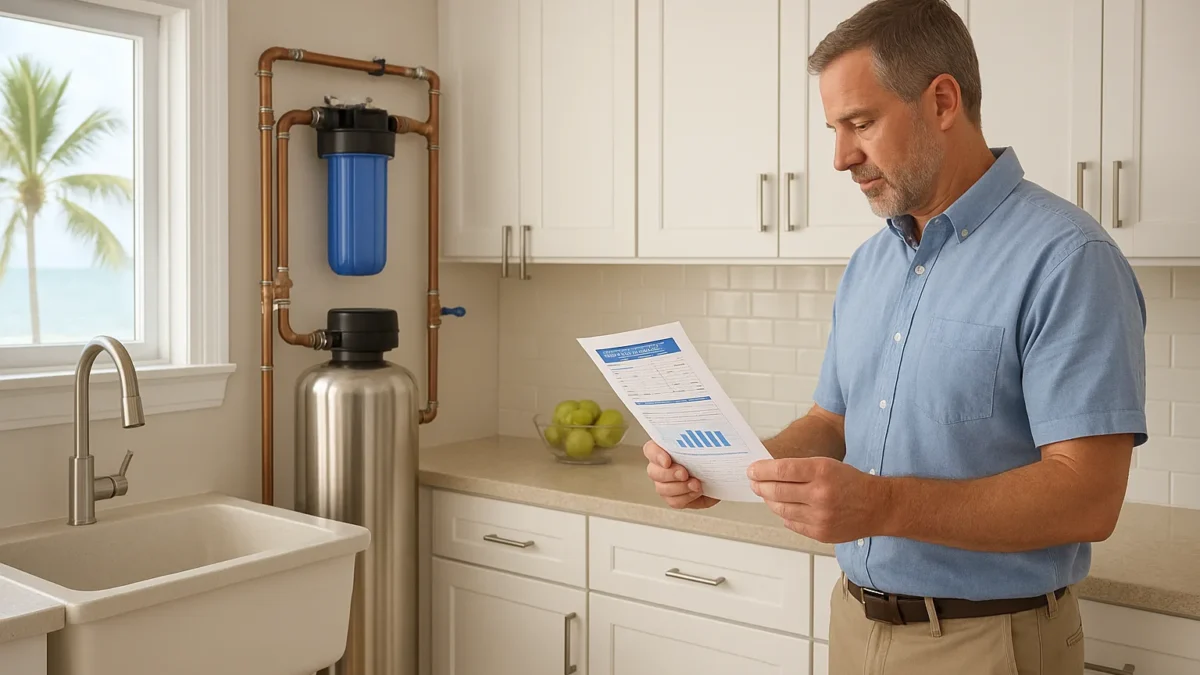 professional water test